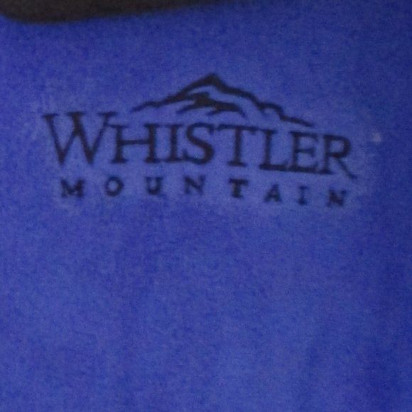 Banff Polartec Mens Full Zip "Whistler Mountain" Blue Fleece Vest - Size XL - Picture 2 of 3